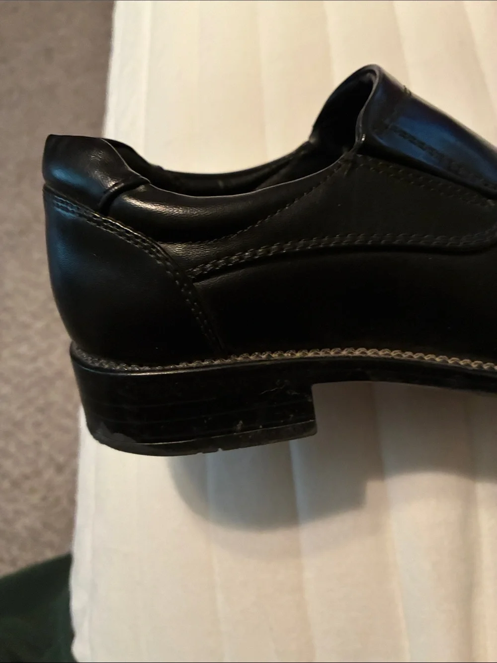 Robert David Kids Black Slip-On Dress Shoes